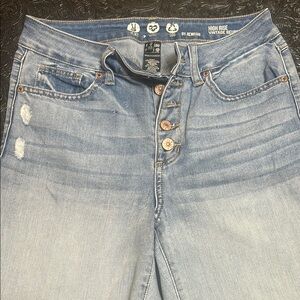 Rewash High Rise Blue Jeans with Vintage Appeal